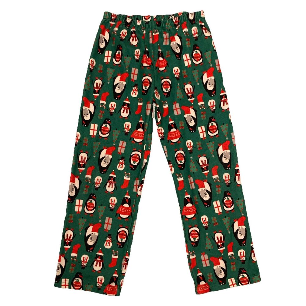 Sz 8 Boys PJ Pants Carters Christmas Holiday Fleece GUC
